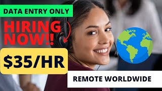 WORK FROM HOME JOBS 2023  DATA ENTRY JOBS NO PHONES GET HIRED IN 10 MINS [upl. by Leribag92]