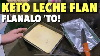 KETO LECHE FLAN  NO MILK  NO CONDENSADA RECIPE Paano pumayat [upl. by Haleak]