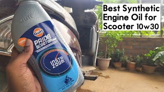 Best Synthetic Engine oil for Activa  Gulf Pride 10w30 Synthetic oil [upl. by Icram]