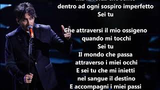 Fabrizio Moro Sei Tu Testo [upl. by Amrac]