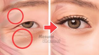 Eye Lifting Massage For Eye Bags Dark Circles Under Eyes Eye Wrinkles Make Your Eyes Bigger [upl. by Sefton483]