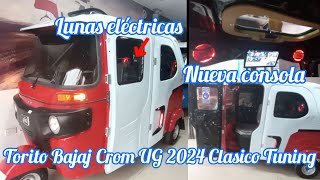 TORITO BAJAJ CROM UG 2024 EN FIBRAAT CLASICA LUNAS ELECTRICAS 2024 [upl. by Euqinay]