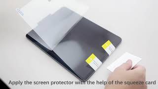 Paper Like Screen Protector Installation [upl. by Eaneg]