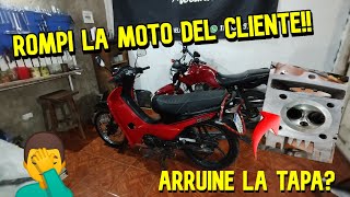 ARRUINE LA MOTO DE UN CLIENTE  FUE MI CULPA  Chelo Mecanic [upl. by Kinson]