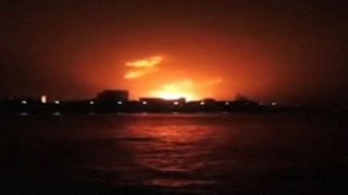 Indian submarine explodes in Mumbai [upl. by Dun292]