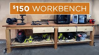 How to Build a 10ft Professional Workbench for under 150  34 [upl. by Asp]