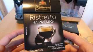 Lidl Bellarom Kaffeekapseln im Test  kompatibel mit NespressoMaschinen [upl. by Oisorbma]