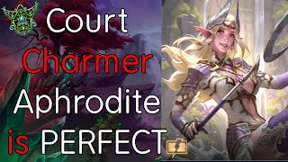 The NEW Court Charmer Aphrodite Skin Is AMAZING  Ranked Joust  Smite Aphrodite Gameplay [upl. by Nohsauq443]