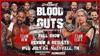 AEW Dynamite 72424 Full Show Review amp Results  AEW Blood And Guts [upl. by Frodina131]