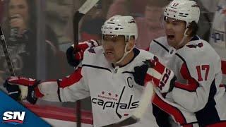 Alex Ovechkin Notches 850th Career NHL Goal [upl. by Anoit]