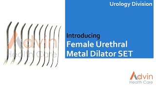 Female Urethral Metal Dilator SET [upl. by Dominus]