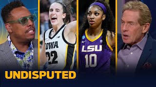 Caitlin Clark scores 41 points in Iowas 9487 win vs LSU advances to Final Four  WBB  UNDISPUTED [upl. by Mcgrath]