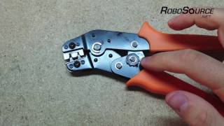 Adjusting the Robosoucenet Ratcheting Crimp Tool for Repairing VEX Connectors [upl. by Soph894]