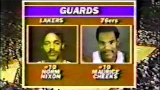 1983 NBA Finals Lakers at Sixers Gm 2 part 113 [upl. by Nytsuj]