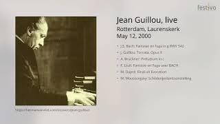 Jean Guillou Live 20000512 Laurenskerk Rotterdam  Schilderijententoonstelling M Moussorgsky [upl. by Viveca]