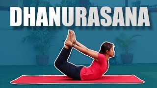 Dhanurasana Yoga Posture  Bow Pose [upl. by Muire843]