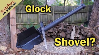 Glock E Tool or Entrenching Tool  Best Folding Shovel [upl. by Ecirtal157]