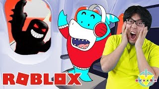 MONSTERS ON A PLANE IN ROBLOX Lets Play ROBLOX AIRPLANE 2 with Ryans Daddy amp Big Gil [upl. by Aseret]