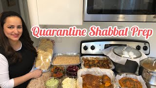 Quarantine Shabbat Prep  Cooking  Veal  Salmon  Salads  Sonyas Prep [upl. by Nidla]