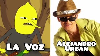 ALEJANDRO URBAN personajes  Cantante y Actor de doblaje mexicano 🇲🇽 [upl. by Encratia]