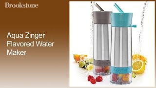 Aqua Zinger Flavored Water Maker How to Use [upl. by Afital600]