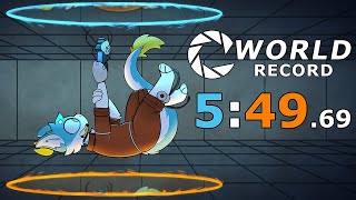 Portal any Speedrun in 549 World Record [upl. by Zollie418]