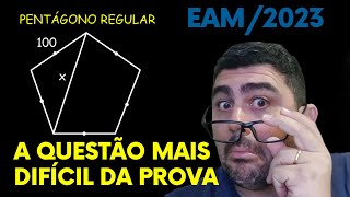 QUESTÃO CASCA GROSSA DO CONCURSO APRENDIZ DE MARINHEIRORAZÃO ÁUREAGEOMETRIA PLANASEMELHANÇA [upl. by Sherye]