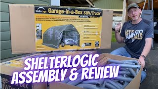 ShelterLogic Garage in a Box SUVTruck Assembly amp Review [upl. by Shute]