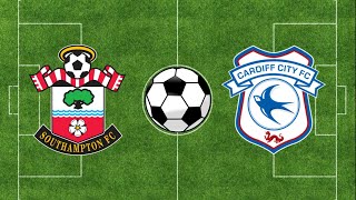 Southampton vs Cardiff City  EFL Championship 202324  PES 21 [upl. by Harewood667]