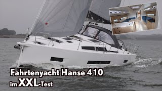 Hanse 410  Neue Fahrtenyacht im XXLTest 2023 [upl. by Bozuwa166]