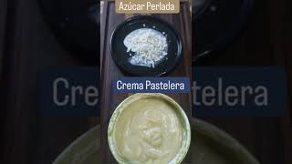 Receta Crema Pastelera y Azúcar Perlada [upl. by Eibba728]