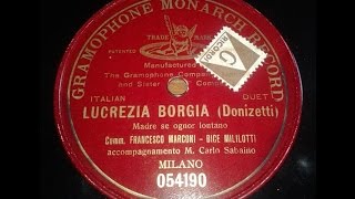 LUCREZIA BORGIA Recordings 18981908 [upl. by Halli]