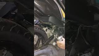 starter motor problem mio i 125 yahama m3 mio shortvideo shorts subscribe short [upl. by Norok]