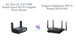 GLiNet GLAXT1800 vs NETGEAR Nighthawk RAX54S 📶🔥 [upl. by Rora122]