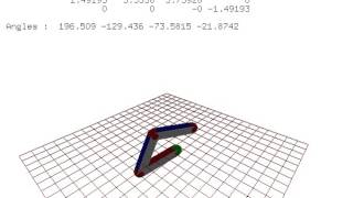 Inverse Kinematics Solver using Iterative Jacobian [upl. by Stanwinn]