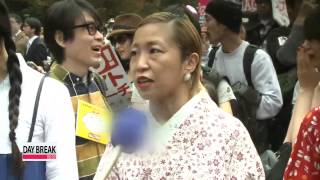 Japanese protest against antiforeign and racist rallies quot혐한시위 규제하라quot [upl. by Croteau]