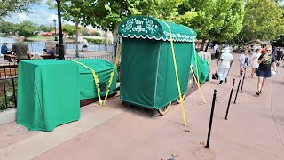 Disney World Gets Ready For Hurricane Milton  Park Hopping To EPCOT On Windy Skyliner  Pre Closing [upl. by Okajima]