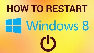 How to Restart Windows 8 [upl. by Aileahcim]