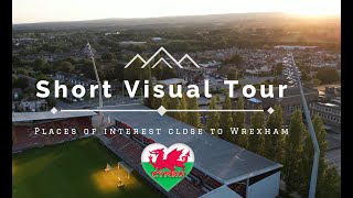 Aerial Tour Capturing Mountains and Scenery close to Wrexham North Wales [upl. by Ciapas]