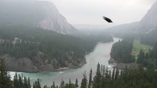 Banff Wildfire Smoke from Jasper 2024  banff fire 2024 [upl. by Criswell650]