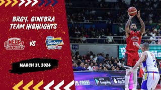 Brgy Ginebra San Miguel vs Magnolia Hotshots  March 31 2024  Full Game Highlights [upl. by Aiyot379]