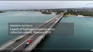 REMONDIS Australias hydrogen powered waste collection vehicle [upl. by Ahsiekin]