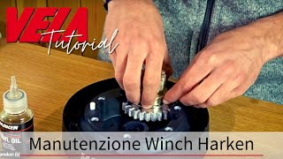 TUTORIAL  La corretta manutenzione del Winch Harken [upl. by Ahsila]