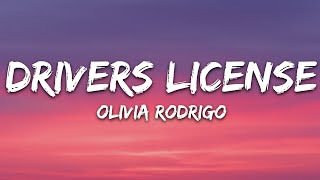 Olivia Rodrigo  drivers license Lyrics [upl. by Noiramed109]