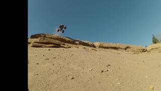 Axial SMT10 Bigfoot Monster Truck cliff jumps [upl. by Forta901]