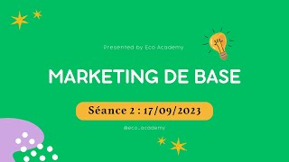 Marketing S3 séance 2 Marketing stratégie  Analyse SWOT  Matrice BCG 2023 [upl. by Hyman]