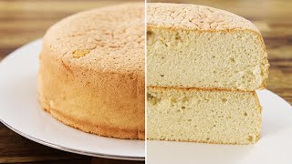 Vanilla Sponge Cake Recipe  Genoise [upl. by Ila]