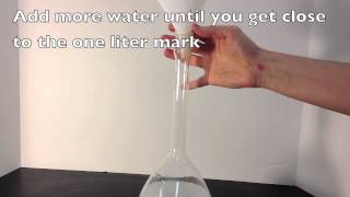 Making a 1 M NaCl solution [upl. by Annawyt]