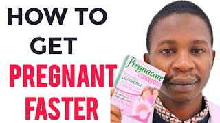 How to get pregnantconceive faster with pregnacare tablets [upl. by Coffee]