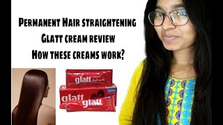 Permanent Hair straightening  Glatt hair straightener Review [upl. by Llenrub]